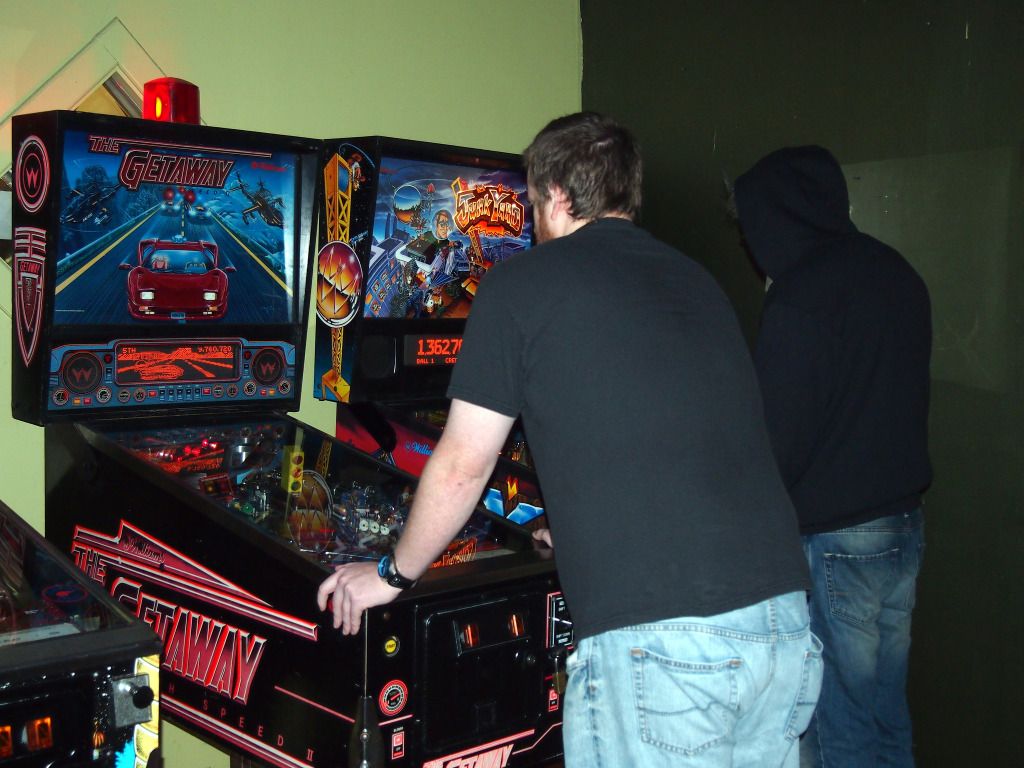 Mike playing Getaway.