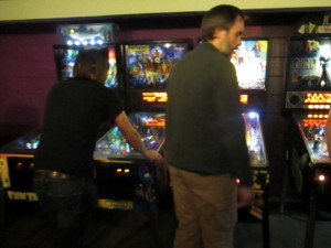 Joseph turns away from Austin Powers in disgust.