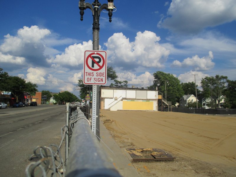 The 2000 block, razed.