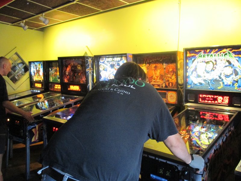 Chris and Jason playing MM and Metallica.