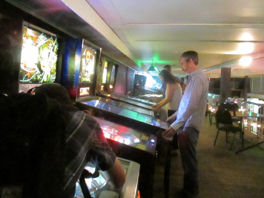 A State News photographer takes a picture of Aaron playing Lord of the Rings.