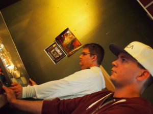 Photo by Sam of Jake and Danny. I wasn't sure which orientation he wanted, but I thought portrait was a stronger composition.