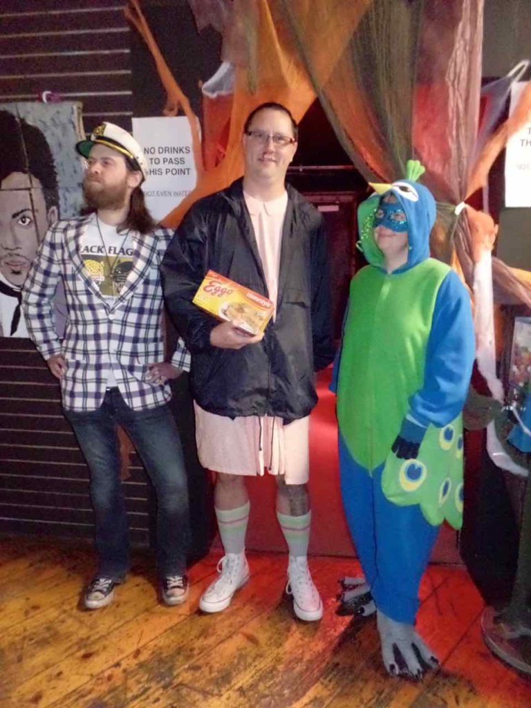 The winners: Jimmy (3rd), Matt (1st), and Heather (2nd).