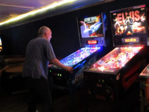 Chris playing Star Trek in the Smackdown.