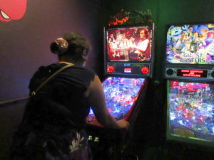 Lupe playing AC/DC in the Undercard tournament.