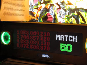 The Attack from Mars final scores.