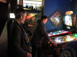 Joseph watches Danny play Medieval Madness.