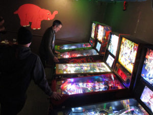 Joseph playing Deadpool, in a long view.