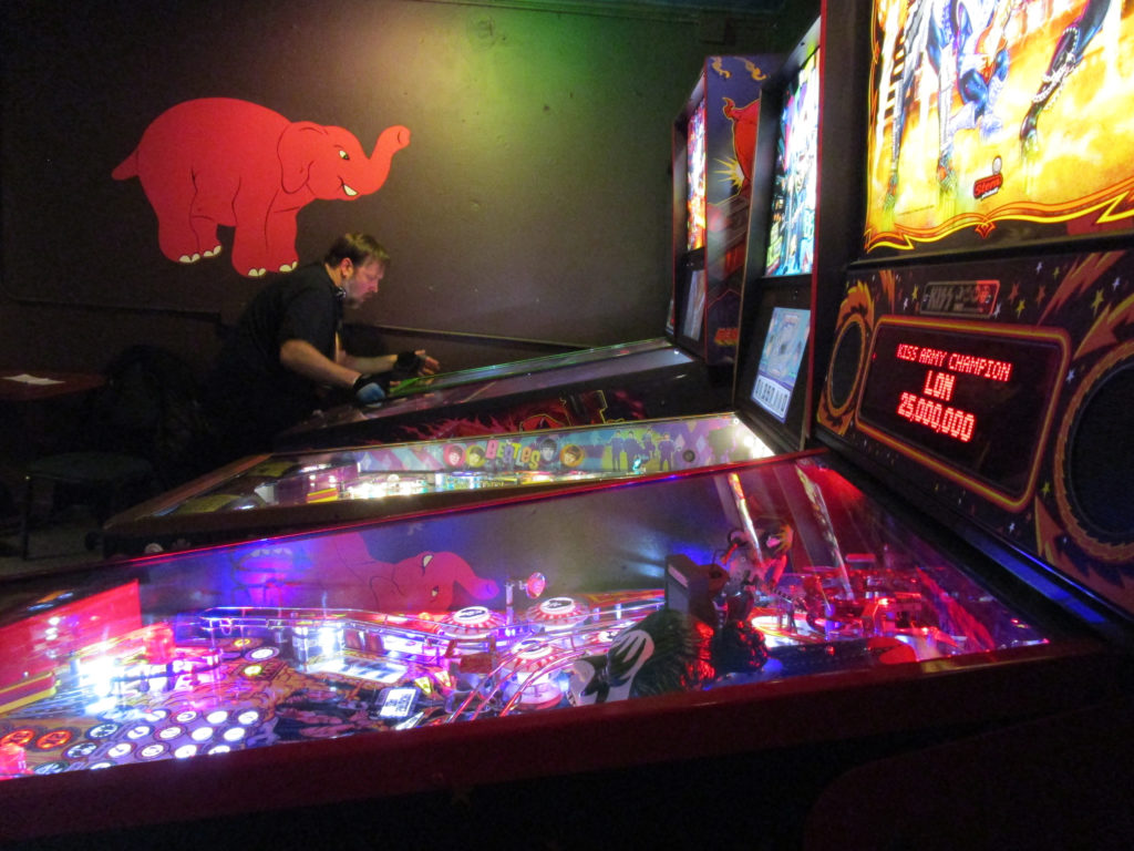 Jason in the midst of a slap save.