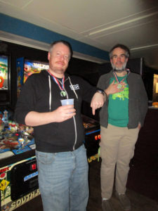 Mike and Joseph wearing their Smackdown medals.