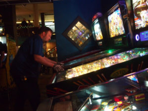 Jason playing a game.