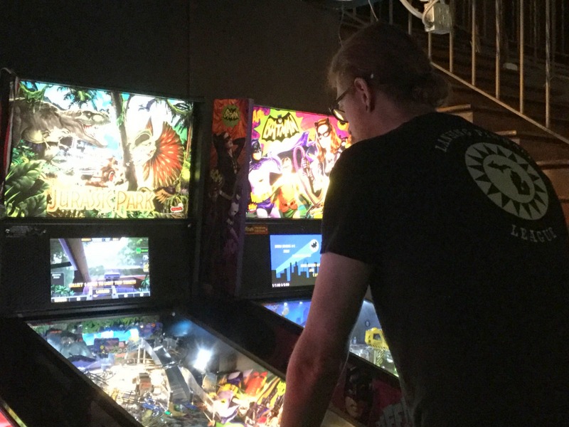 Brian playing Jurassic Park.